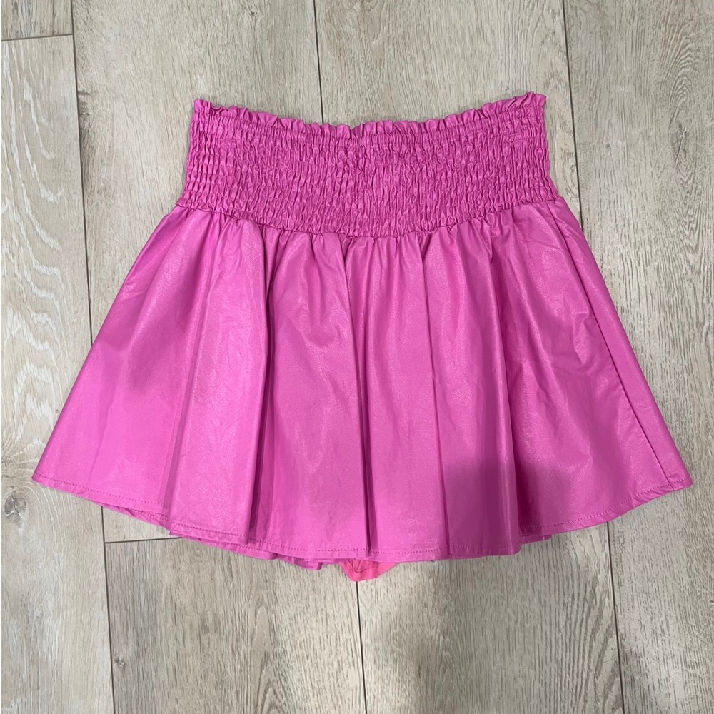 Karlie Pink A-Line Skirt